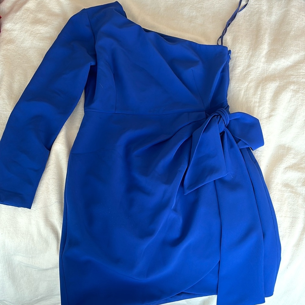 Gianni bini asymmetrical mini dress